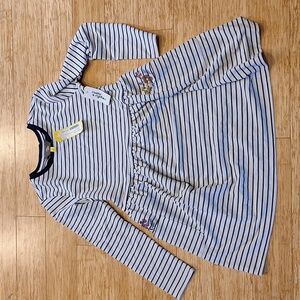 rumi + ryder Paradise Strupes Fit & Flare Dress